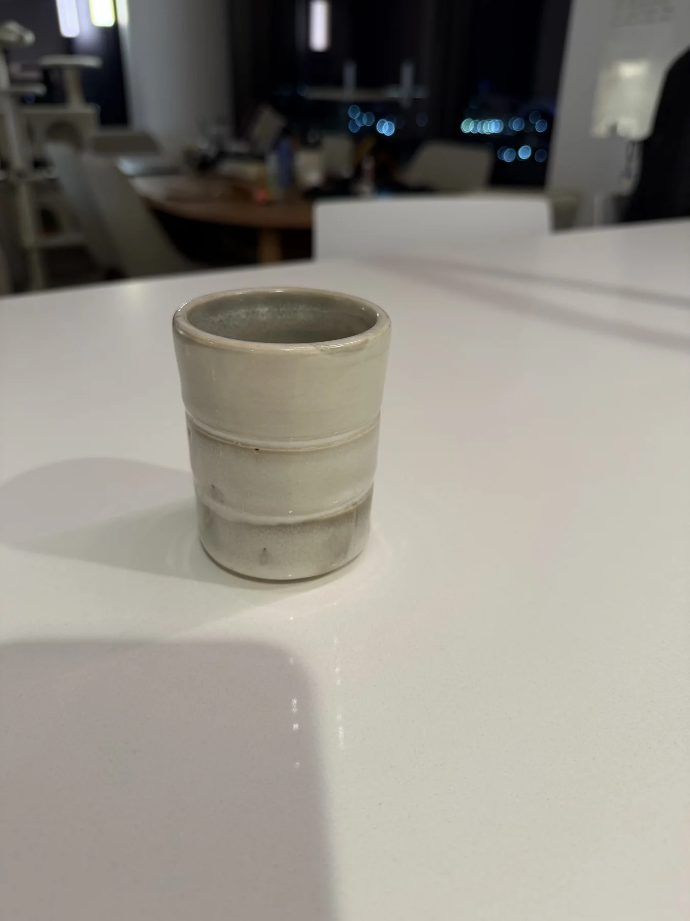 Ridged cup